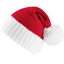 Gorro de Natal Giggling Getup para adultos com pompons Gorro de Natal Giggling Getup para adultos com pompons