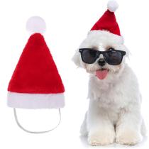 Gorro de Natal Papai Noel Enfeite para Pet Vermelho Chic - Maf Shop