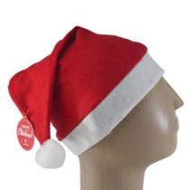 Gorro de Papai Noel- Touca Papai Mamãe Noel em Feltro- Gorro de Natal -Tradicional