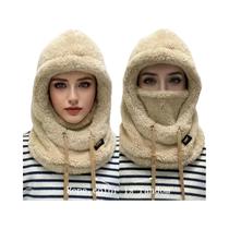 Gorro De Pelúcia Quente Para Inverno, Fecho Com Cordão Elástico, Leve Para Ciclismo, Esqui, Gorro De Pelúcia Quente Para Inverno, Fecho Com Cordão Elástico, Leve Para Ciclismo, Esqui,