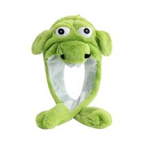 Gorro De Pelúcia Unissex Com Orelhas De Elefante E Coelho, Engraçado, Com Orelhas Que Se Movem, Para