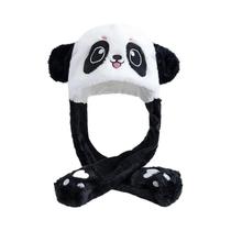 Gorro De Pelúcia Unissex Com Orelhas De Elefante E Coelho, Engraçado, Com Orelhas Que Se Movem, Para