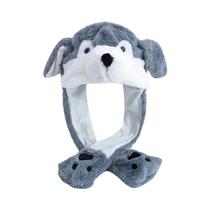 Gorro De Pelúcia Unissex Com Orelhas Divertidas Estilo Vaca E Coelho, Boné De Inverno Com Orelhas