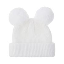 Gorro De Tricô Com Pom Pom Para Bebês Recém-Nascidos (Meninos E Meninas) 0-12M - Touca Turbante