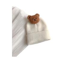 Gorro De Tricô Infantil Com Desenho De Urso, Quente Para Outono E Inverno, Touca Macia Para Meninos Gorro De Tricô Infantil Com Desenho De Urso, Quente Para Outono E Inverno, Touca Macia Para Meninos
