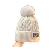 Gorro De Tricô Unissex Quente Em Cor Sólida, Capuz De Crochê Macio Para O Inverno Para Homens E