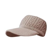 Gorro Esportivo Feminino De Tricô Com Abertura Para Rabo De Cavalo Para Ciclismo, Versátil, De Lã