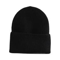 Gorro Feminino Azul De Lã Cashmere E Angorá, Quente Para Inverno, Macio, Tricotado, Para Esqui E