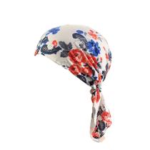 Gorro feminino babado câncer quimio chapéu cachecol turbante cabeça envoltório boné Bg