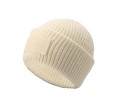 Gorro feminino Beanie Coach, mistura de lã de giz