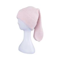 Gorro Feminino Com Orelhas De Coelho, Macio, Quente E Fofo, Chapéu De Inverno Tricotado Em Cor