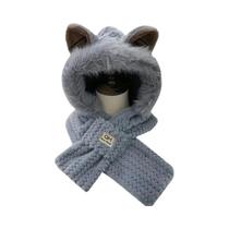 Gorro Feminino Com Orelhas De Gato E Pom-Pom, Forrado Com Lã Macia, Chapéu De Inverno Fofo, Boné De Gorro Feminino Com Orelhas De Gato E Pom-Pom, Forrado Com Lã Macia, Chapéu De Inverno Fofo, Boné De