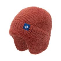 Gorro Feminino De Inverno Com Abas Para as Orelhas Em Pelúcia Sintética Cor Doce, Estilo Kpop,