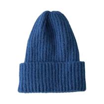 Gorro Feminino De Inverno Em Tricô Quente E Macio Estilo Kpop Moderno Em Lã Cores Vibrantes Versátil