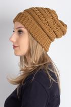 Gorro feminino de malha tricô 60018