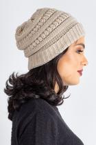 Gorro feminino de malha tricô 60018