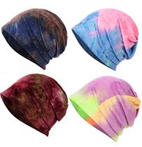 Gorro feminino JarseHera de algodão desleixado para quimioterapia