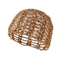 Gorro feminino Julpsk, de verão, glitter, lantejoulas, crochê