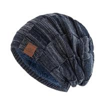 Gorro Feminino Multicolorido De Inverno Quente E Moderno Em Tricô Estilo Slouchy