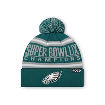 Gorro FOCO Philadelphia Eagles Campeões do Super Bowl LIX da NFL Gorro FOCO Philadelphia Eagles Campeões do Super Bowl LIX da NFL