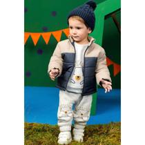 Gorro Infantil Azul Marinho Pompom
