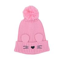 Gorro Infantil Feminino Kukiê Bichinho Tricot Rosa - 68142