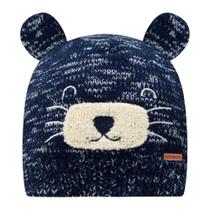 Gorro Infantil Luc.Boo Ursinho Tricot Azul - 68071
