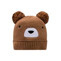 Gorro Infantil Tricô Ursinho Marrom Gorro Infantil Tricô Ursinho Marrom