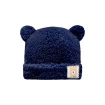 Gorro Infantil Ursinho Pelúcia Marinho