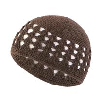 Gorro Kufi De Algodão Sólido Para Mulheres E Homens, Toucas Islâmicas De Oração, Acessórios De