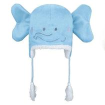 Gorro Lúdico Tam.00-12meses Azul Elefante -Pimpolho Gorro Lúdico Tam.00-12meses Azul Elefante -Pimpolho