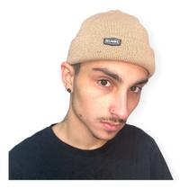 Gorro Masculino Marinheiro Touca Curta Beanie Rasa Canelado