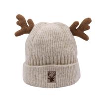 Gorro MOSSTYUS Cute Reindeer Moose Winter para mulheres