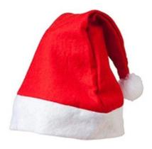 Gorro Natalino Vermelho com Pompom - Papai Noel