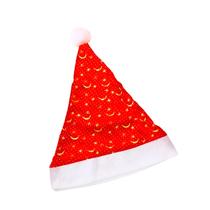 Gorro Papai Noel Estrelado Natal Enfeite Decoração