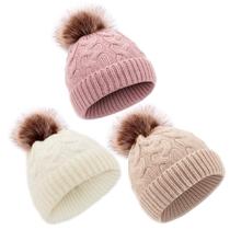 Gorro para bebês DANMY Winter Warm Knit, de 6 a 36 meses