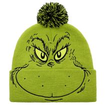 Gorro Pom Bioworld The Grinch Big Face Knit para adultos