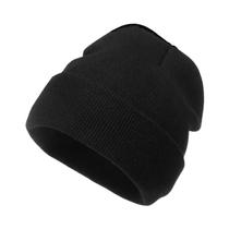 Gorro Punk Masculino Com Rebites, Touca Gótica De Caveira, Acessório De Inverno Quente De Tricô Para