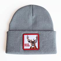 Gorro quente de inverno Bucks Fevers Knit Slouchy Cuffed Sku Gorro quente de inverno Bucks Fevers Knit Slouchy Cuffed Sku