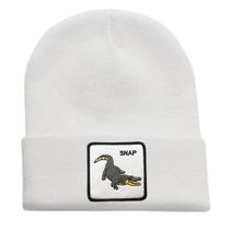 Gorro quente de inverno Snaps, boné de caveira tricotado e desleixado Gorro quente de inverno Snaps, boné de caveira tricotado e desleixado