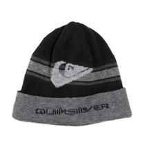 Gorro Quiksilver Double Gem Nation WT25 Preto/Cinza Mescla