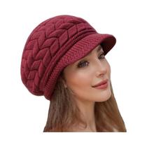 Gorro Retro De Inverno Para Mulheres, Quente E Fashion, Ideal Para Esqui, Camping E Corrida
