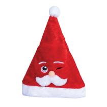 Gorro Rosto Papai Noel em Veludo e Poliéster 1PC 28x38cm Natal Gorro Rosto Papai Noel em Veludo e Poliéster 1PC 28x38cm Natal