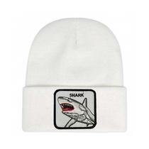 Gorro Sharks Winter Warm Hats, tricotado, desleixado, com punhos
