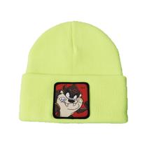Gorro Tazs Winter Warm Hats, tricotado, desleixado, com algemas, boné A