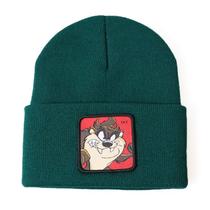 Gorro Tazs Winter Warm Hats, tricotado, desleixado, com algemas, boné A