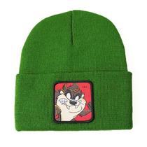 Gorro Tazs Winter Warm Hats, tricotado, desleixado, com algemas, boné A