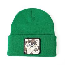 Gorro Tazs Winter Warm Hats, tricotado, desleixado, com algemas, boné A