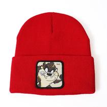 Gorro Tazs Winter Warm Hats, tricotado, desleixado, com algemas, boné A