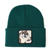 Gorro Tazs Winter Warm Hats, tricotado, desleixado, com algemas, boné A